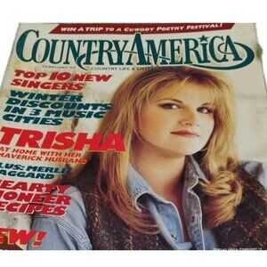 TRISHA YEARWOOD Country America Magazine FEBRUARY 1995